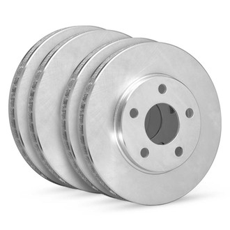R1 Concepts® - eLINE Series™ Plain Front and Rear Brake Rotor Set