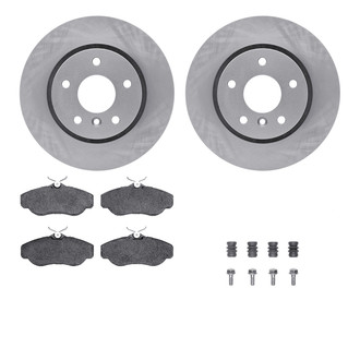 R1 Concepts® - Front Brake Kit with Euro Ceramic Pads