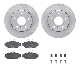 R1 Concepts® - Front Brake Kit with Euro Ceramic Pads