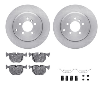 R1 Concepts® - Rear Brake Kit with Euro Ceramic Pads