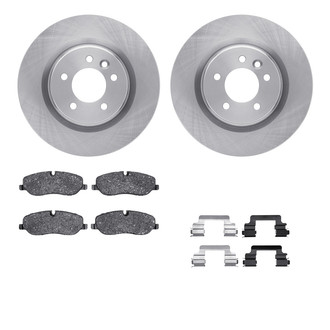 R1 Concepts® - Front Brake Kit with Euro Ceramic Pads
