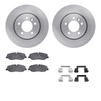R1 Concepts® - Front Brake Kit with Euro Ceramic Pads