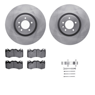 R1 Concepts® WFTH1-11083 - Front Brake Kit with Euro Ceramic Pads