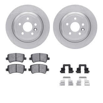 R1 Concepts® WFTH1-11095 - Rear Brake Kit with Euro Ceramic Pads