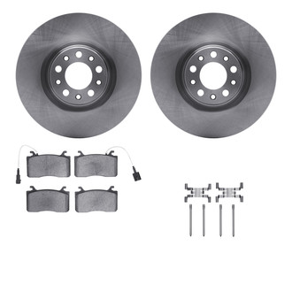 R1 Concepts® - Front Brake Kit with Euro Ceramic Pads