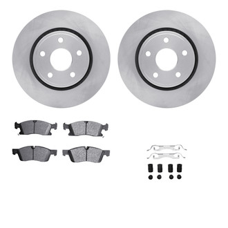 R1 Concepts® - Front Brake Kit with Euro Ceramic Pads