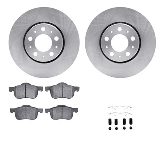 R1 Concepts® - Front Brake Kit with Euro Ceramic Pads