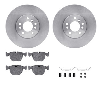 R1 Concepts® - Front Brake Kit with Euro Ceramic Pads