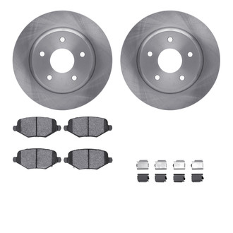 R1 Concepts® - Rear Brake Kit with Euro Ceramic Pads