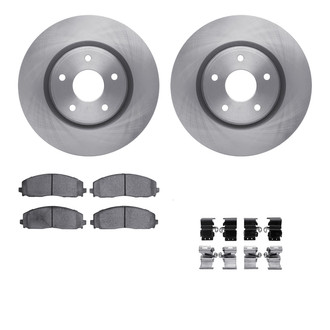 R1 Concepts® - Front Brake Kit with Euro Ceramic Pads