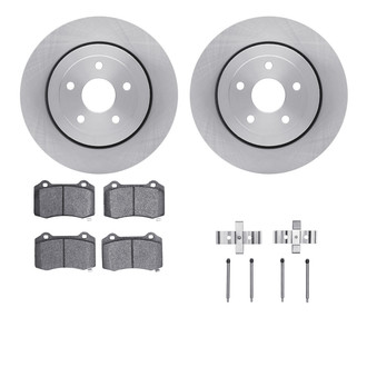 R1 Concepts® - Rear Brake Kit with Euro Ceramic Pads