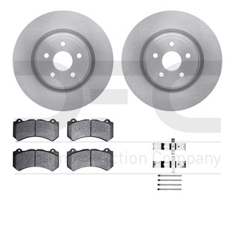 R1 Concepts® - Front Brake Kit with Euro Ceramic Pads