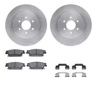 R1 Concepts® - Rear Brake Kit with Euro Ceramic Pads