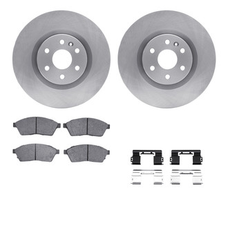 R1 Concepts® - Front Brake Kit with Euro Ceramic Pads