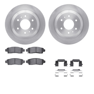 R1 Concepts® - Rear Brake Kit with Euro Ceramic Pads