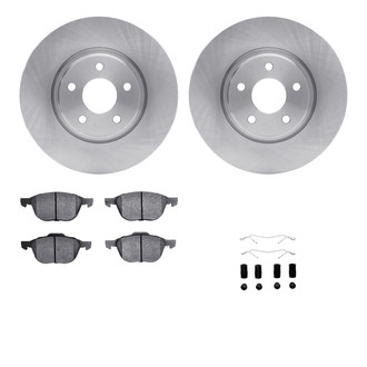 R1 Concepts® - Front Brake Kit with Euro Ceramic Pads