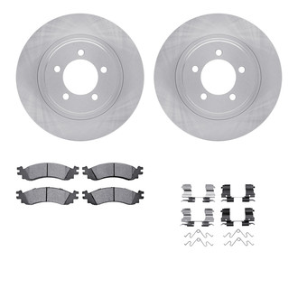 R1 Concepts® - Front Brake Kit with Euro Ceramic Pads