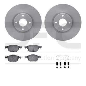 R1 Concepts® - Front Brake Kit with Euro Ceramic Pads