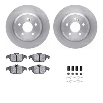 R1 Concepts® - Rear Brake Kit with Euro Ceramic Pads