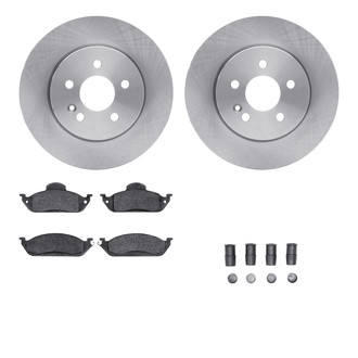 R1 Concepts® - Front Brake Kit with Euro Ceramic Pads