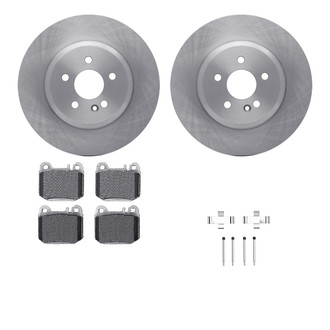 R1 Concepts® - Rear Brake Kit with Euro Ceramic Pads