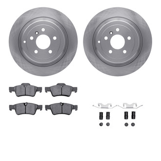 R1 Concepts® - Rear Brake Kit with Euro Ceramic Pads