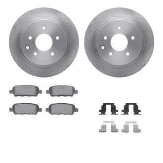 R1 Concepts® - Rear Brake Kit with Euro Ceramic Pads