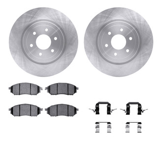 R1 Concepts® - Front Brake Kit with Euro Ceramic Pads