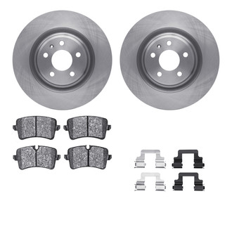 R1 Concepts® WFTH1-73255 - Rear Brake Kit with Euro Ceramic Pads