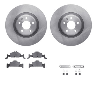R1 Concepts® - Front Brake Kit with Euro Ceramic Pads