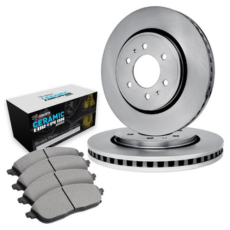 R1 Concepts® - Rear Brake Kit with Euro Ceramic Pads