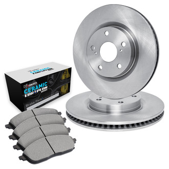 R1 Concepts® - Front Brake Kit with Euro Ceramic Pads