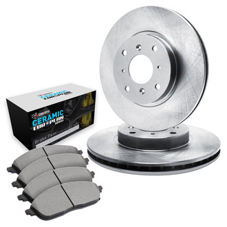 R1 Concepts® - Front Brake Kit with Euro Ceramic Pads