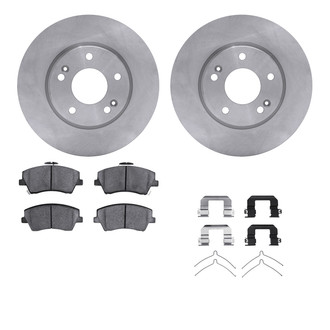 R1 Concepts® WFUH1-03432 - Front Brake Kit with Optimum OE Pads