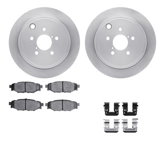 R1 Concepts® - Rear Brake Kit with Optimum OE Pads