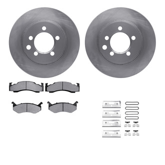R1 Concepts® - Front Brake Kit with Optimum OE Pads