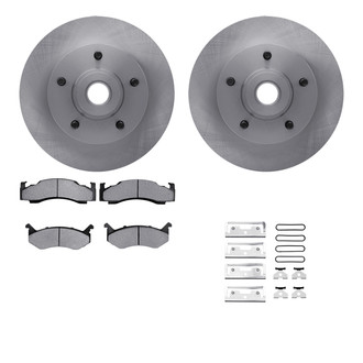 R1 Concepts® - Front Brake Kit with Optimum OE Pads