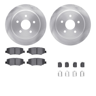 R1 Concepts® - Rear Brake Kit with Optimum OE Pads