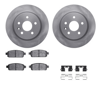 R1 Concepts® - Rear Brake Kit with Optimum OE Pads