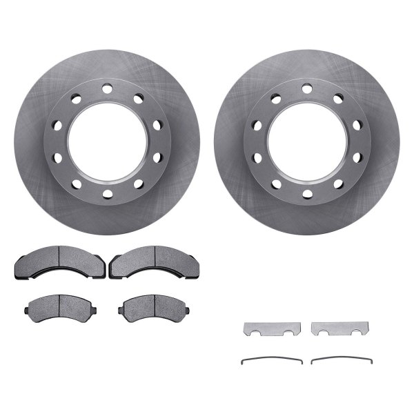  R1 Concepts® - Rear Brake Kit with Optimum OE Pads