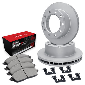 R1 Concepts® - Rear Brake Kit with Optimum OE Pads