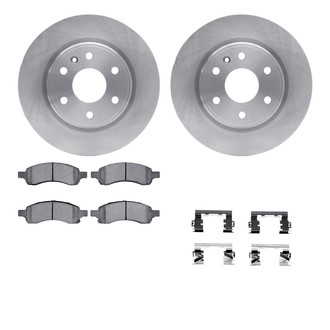 R1 Concepts® - Front Brake Kit with Optimum OE Pads