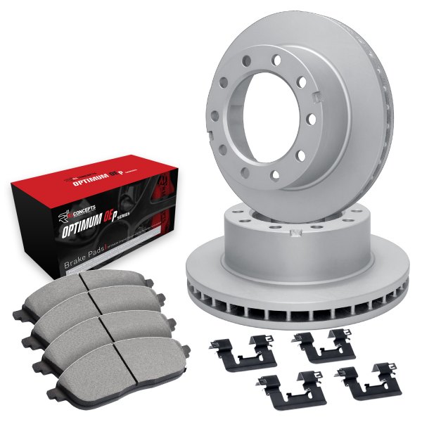  R1 Concepts® - Rear Brake Kit with Optimum OE Pads