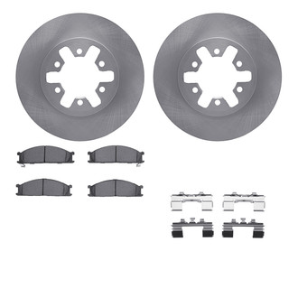 R1 Concepts® - Front Brake Kit with Optimum OE Pads