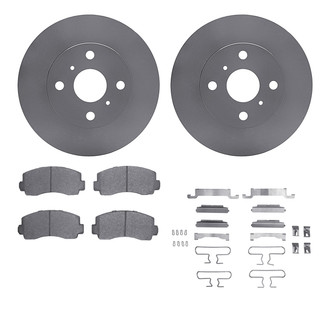 R1 Concepts® - Front Brake Kit with Optimum OE Pads