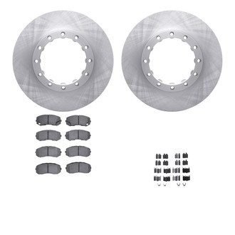 R1 Concepts® - Rear Brake Kit with Optimum OE Pads