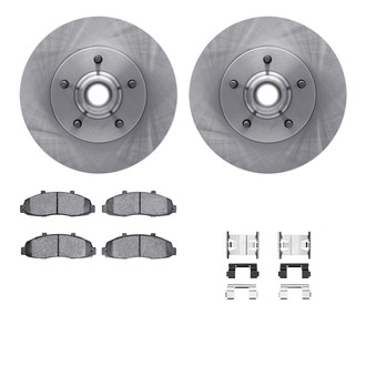 R1 Concepts® - Front Brake Kit with Optimum OE Pads