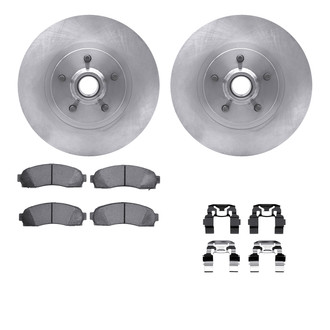 R1 Concepts® - Front Brake Kit with Optimum OE Pads