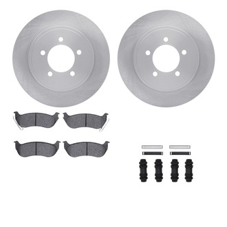 R1 Concepts® WFUH1-99517 - Rear Brake Kit with Optimum OE Pads