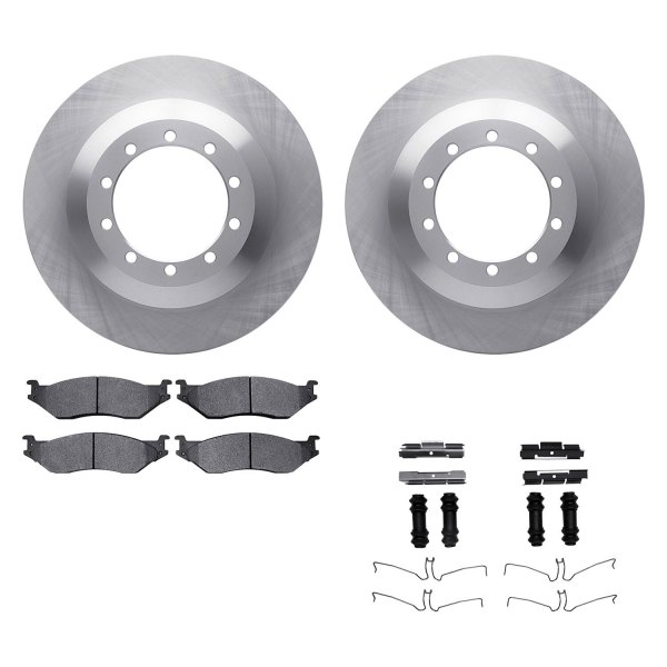  R1 Concepts® - Rear Brake Kit with Optimum OE Pads